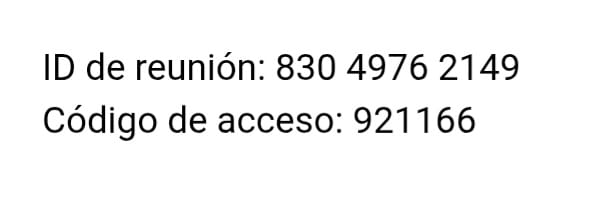 Oración grupal por Zoom