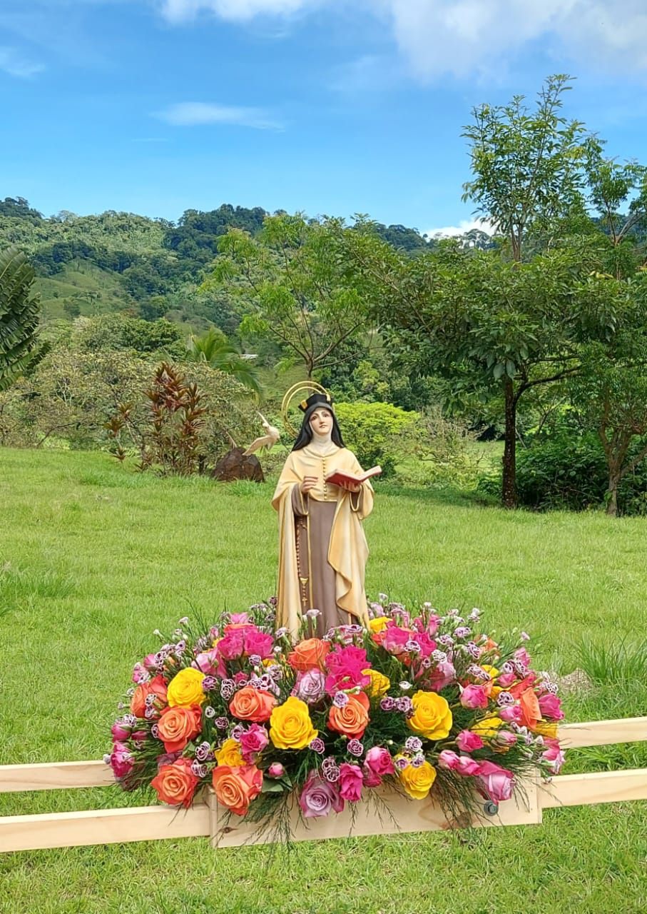 Imagen de Santa Teresa de Jesús en el valle